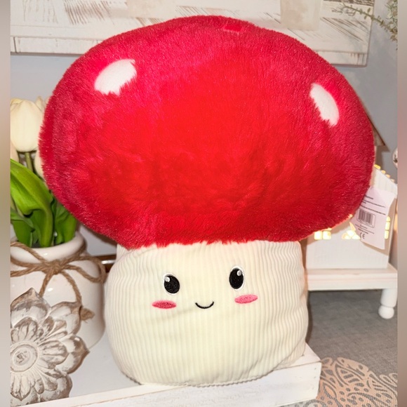 Smoochy Pals Other - 15 Inch Mushroom Smoochy Pal Plush Pillow